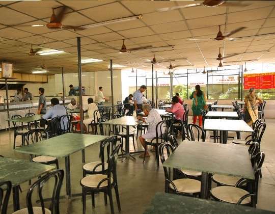 Guests dining